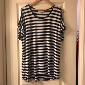 Michael Kors cold shoulder top